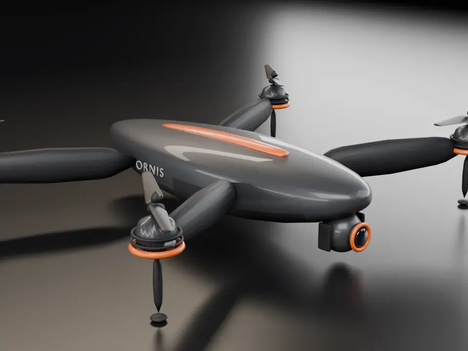 Produktseite der Demo ORNIS One mit 3D-Modell