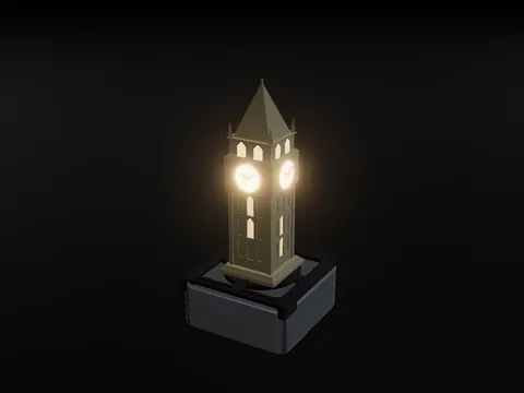 Lantern, render: clock tower