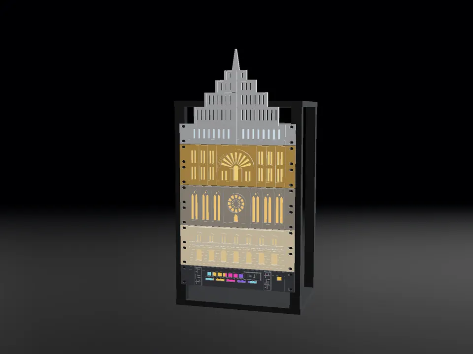 Skyline Rack, render: day