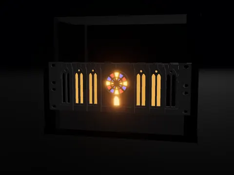 Skyline Rack, render: gothic